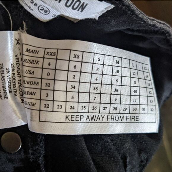 ONE Teaspoon | Tie Side Freebirds II in Black Paris - Picture 12 of 12